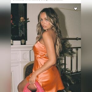 Princess Polly Vibrant Orange Mini Dress